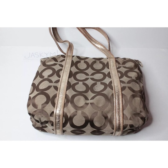 Bundle 3 Coach Signature Items Heritage Tote Bags - Picture 8 of 8